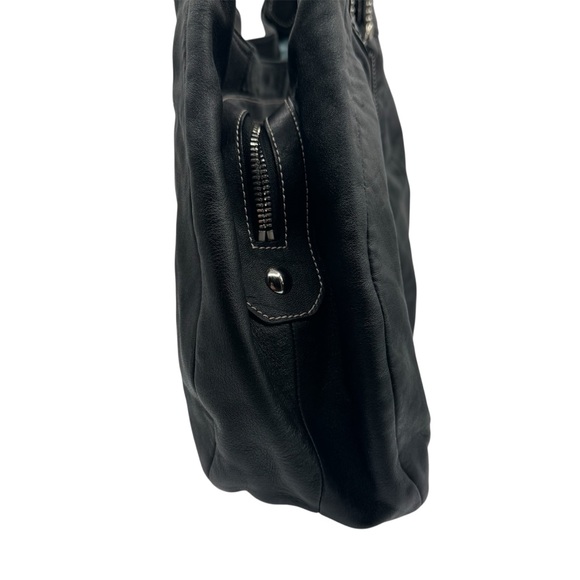 Coach Black Lynn Hobo Leather Shoulder Bag | Very Good Condition - Picture 4 of 15